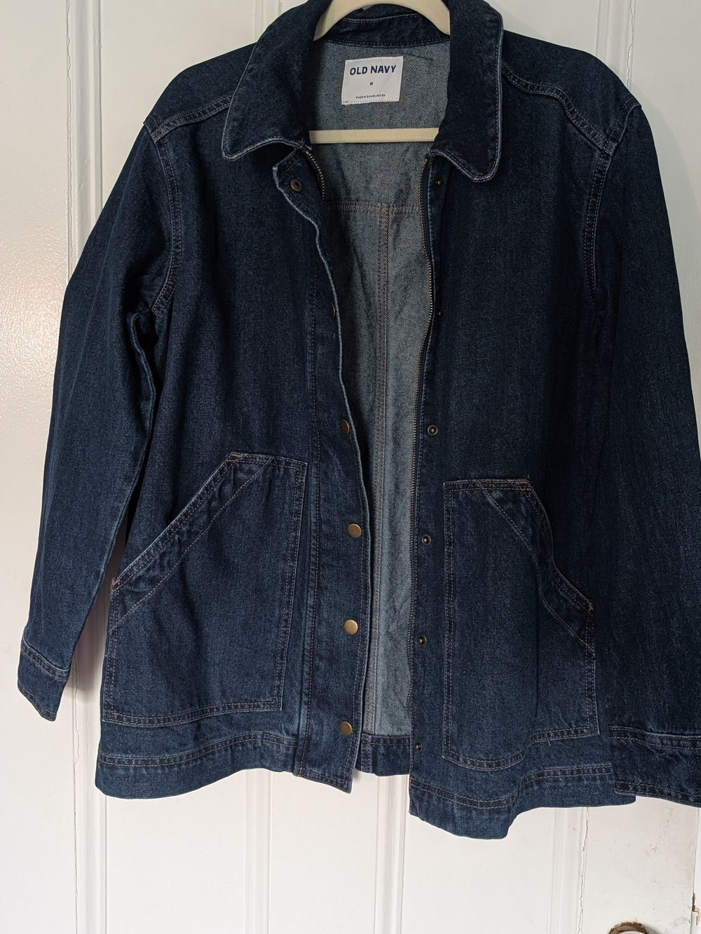 Old Navy Dark Denim Chore Coat - M - Picture 5 of 5